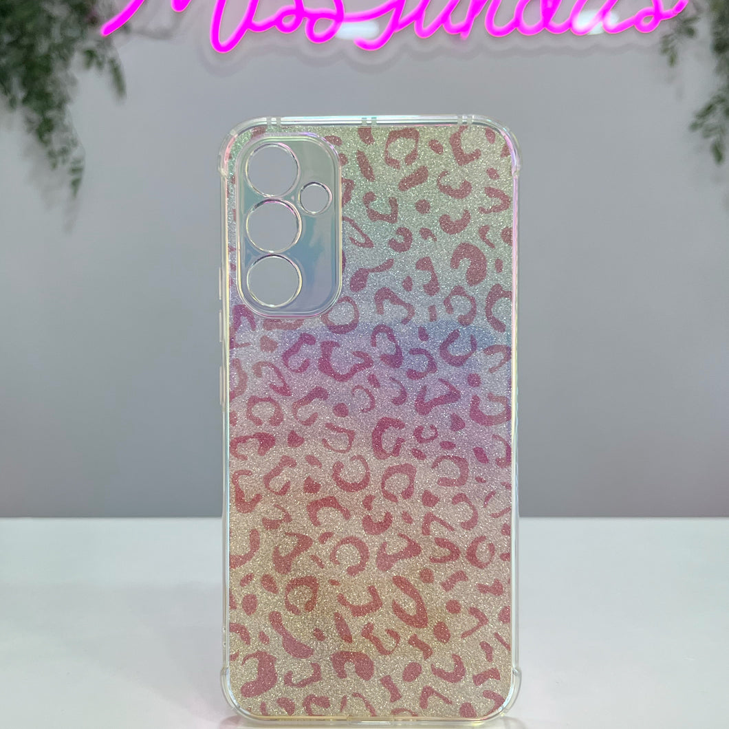 Funda leopardo bling