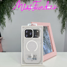 Cargar imagen en el visor de la galería, Funda Purpurina MagSafe antichoque iPhone 17 Pro Max - MissFundas 