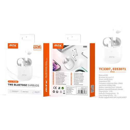 Auriculares MTK TC3307