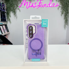Cargar imagen en el visor de la galería, Funda Purpurina MagSafe antichoque iPhone 17 Pro Max - MissFundas 