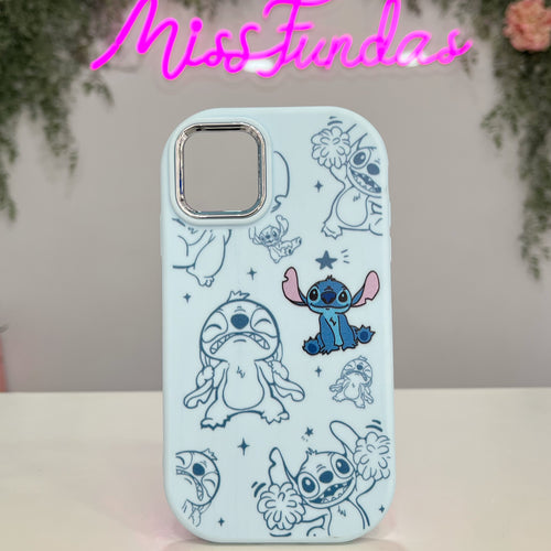 Funda Stitch pompon