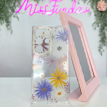 Cargar imagen en el visor de la galería, Funda transparente floral