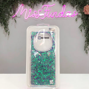 Funda Lentejuelas Bling Azul