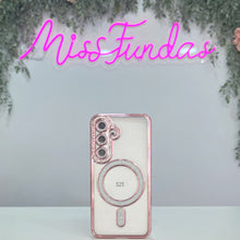 Cargar imagen en el visor de la galería, Funda MagSafe diamante