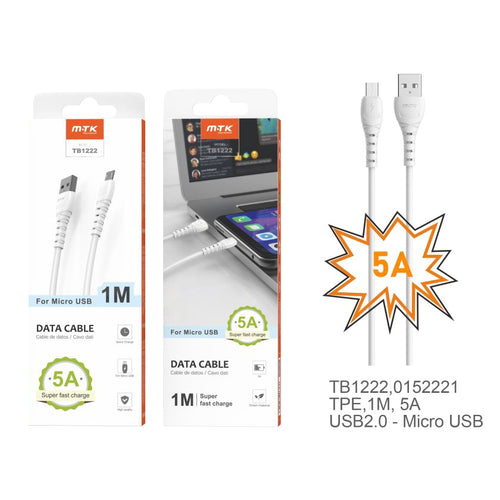 Cable Micro USB MTK TB1222