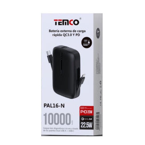 Power Bank PAL16 10000MAH TEMCO