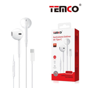Auriculares Temco EPT23 tipo C