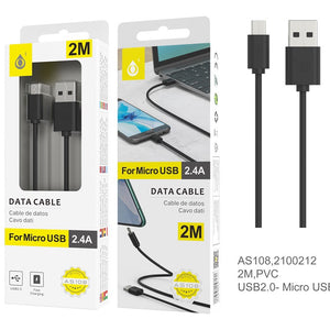 Cable AS108 2M Micro USB One +