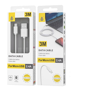 Cable AS109 3M Micro USB One +
